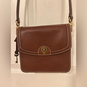 Fossil Brown Crossbody Bag